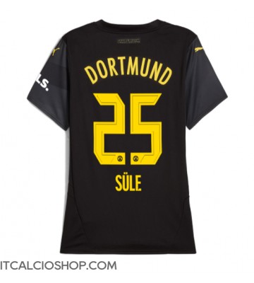 Borussia Dortmund Niklas Sule #25 Seconda Maglia Femmina 2024-25 Manica Corta